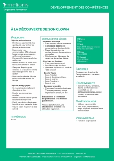 A la découverte de son clown