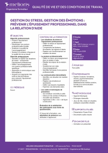 Gestion du stress, gestion des émotions 