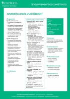 Aborder le deuil d'un résident