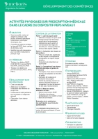 Activités physiques sur prescription médicale PEPS 
